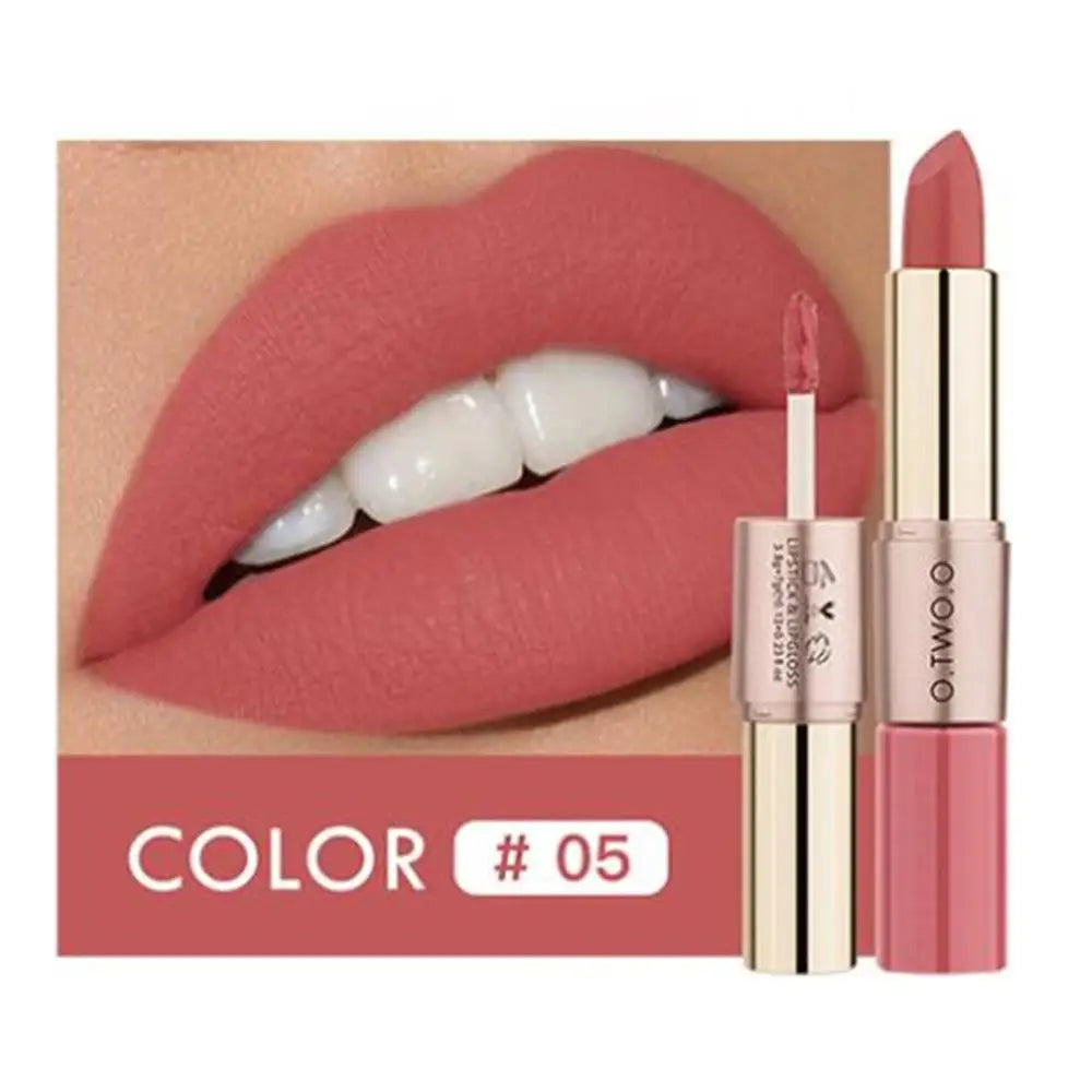 Vibrant 12-Color Matte Lipstick Set - Long-Lasting, Waterproof Lip Gloss for All-Day Moisture and Stunning Looks