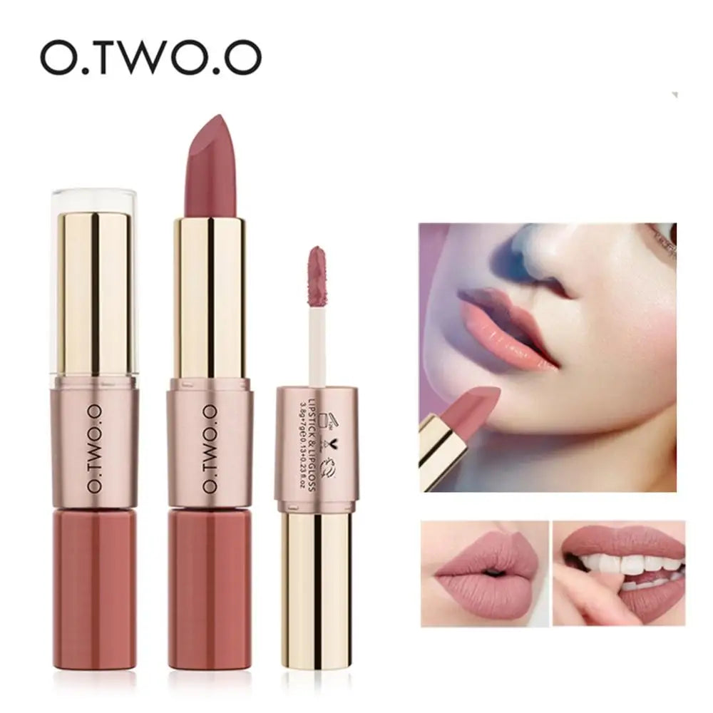 Vibrant 12-Color Matte Lipstick Set - Long-Lasting, Waterproof Lip Gloss for All-Day Moisture and Stunning Looks
