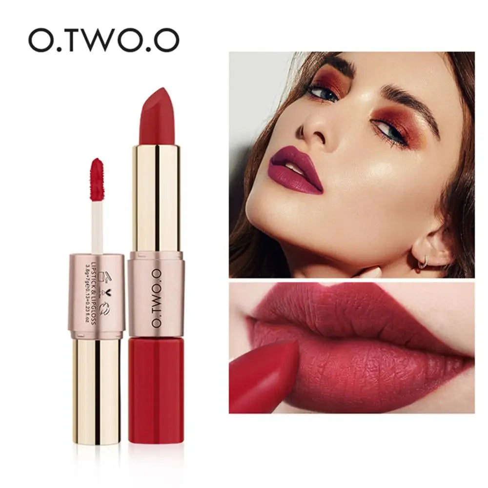 Vibrant 12-Color Matte Lipstick Set - Long-Lasting, Waterproof Lip Gloss for All-Day Moisture and Stunning Looks