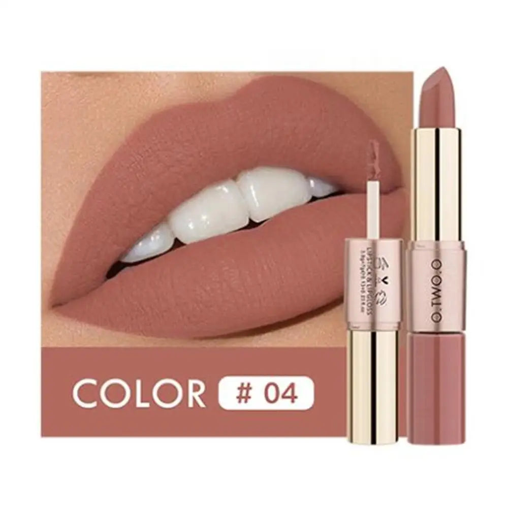 Vibrant 12-Color Matte Lipstick Set - Long-Lasting, Waterproof Lip Gloss for All-Day Moisture and Stunning Looks