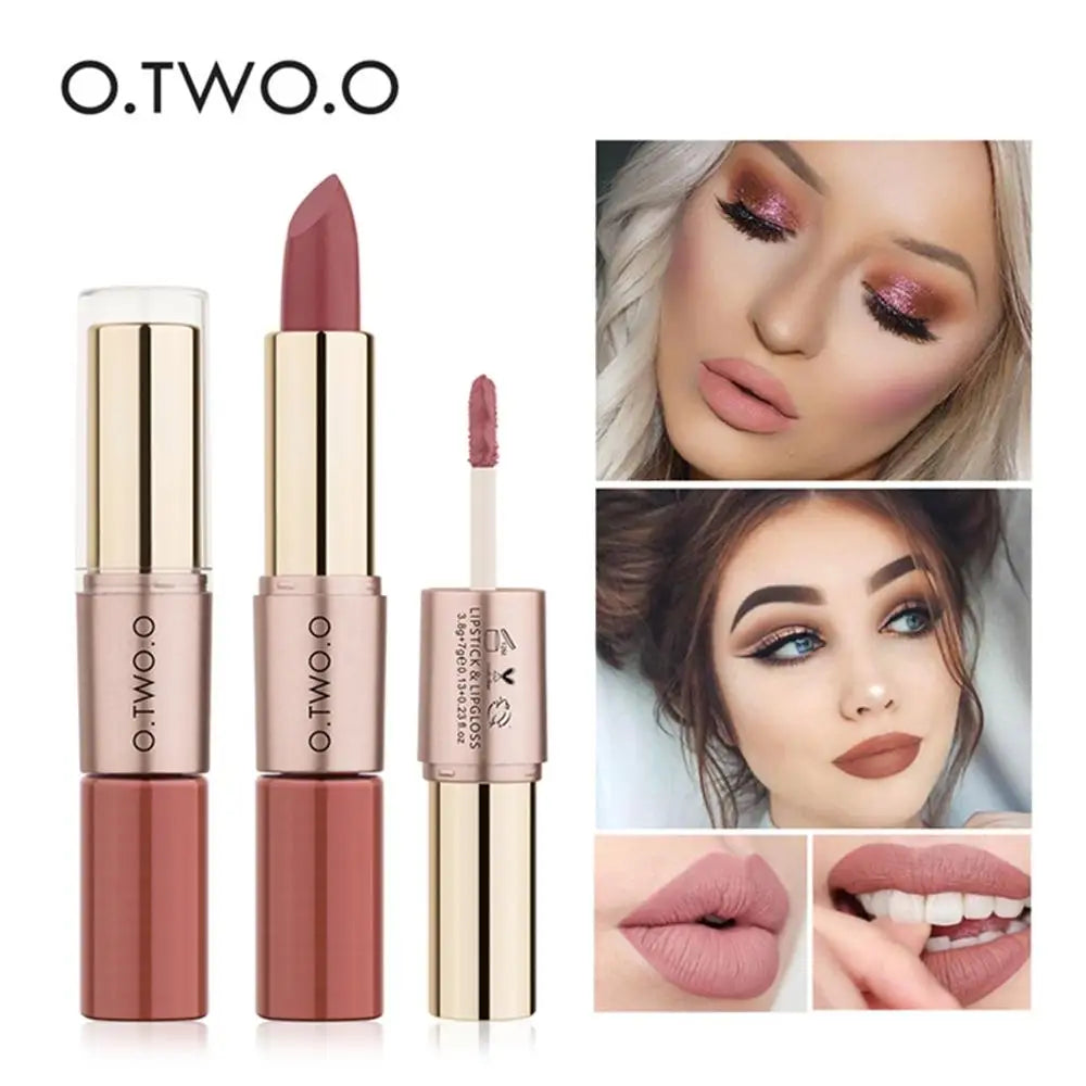 Vibrant 12-Color Matte Lipstick Set - Long-Lasting, Waterproof Lip Gloss for All-Day Moisture and Stunning Looks