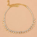 Bracelet de cheville strass pour femme – Style bohème, argent ou doré