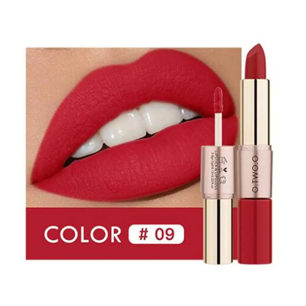 Vibrant 12-Color Matte Lipstick Set - Long-Lasting, Waterproof Lip Gloss for All-Day Moisture and Stunning Looks
