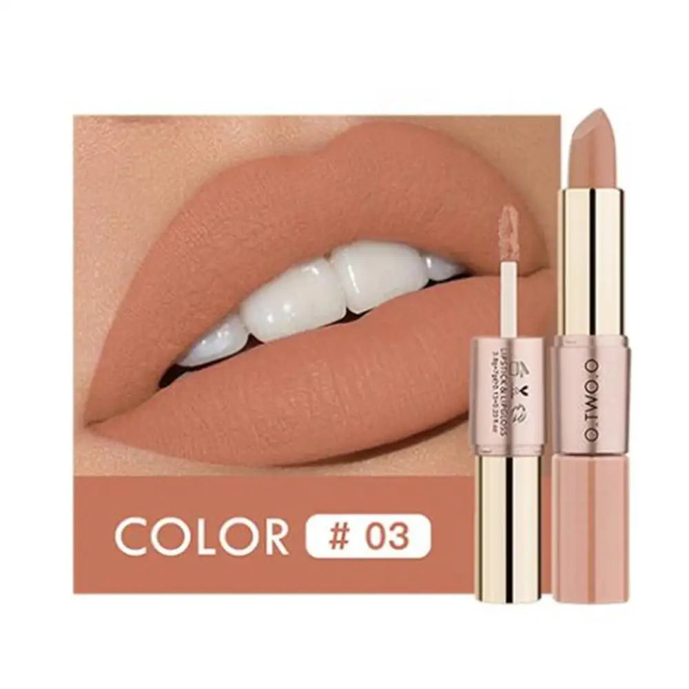 Vibrant 12-Color Matte Lipstick Set - Long-Lasting, Waterproof Lip Gloss for All-Day Moisture and Stunning Looks