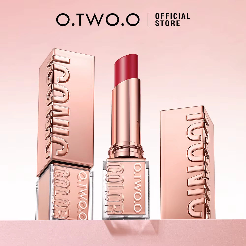 Lipstick Lip Tint Moisturizing Nourishing Glow Lightweight Smooth Non-Sticky Refreshing Red High-Shine Lipstick Makeup
