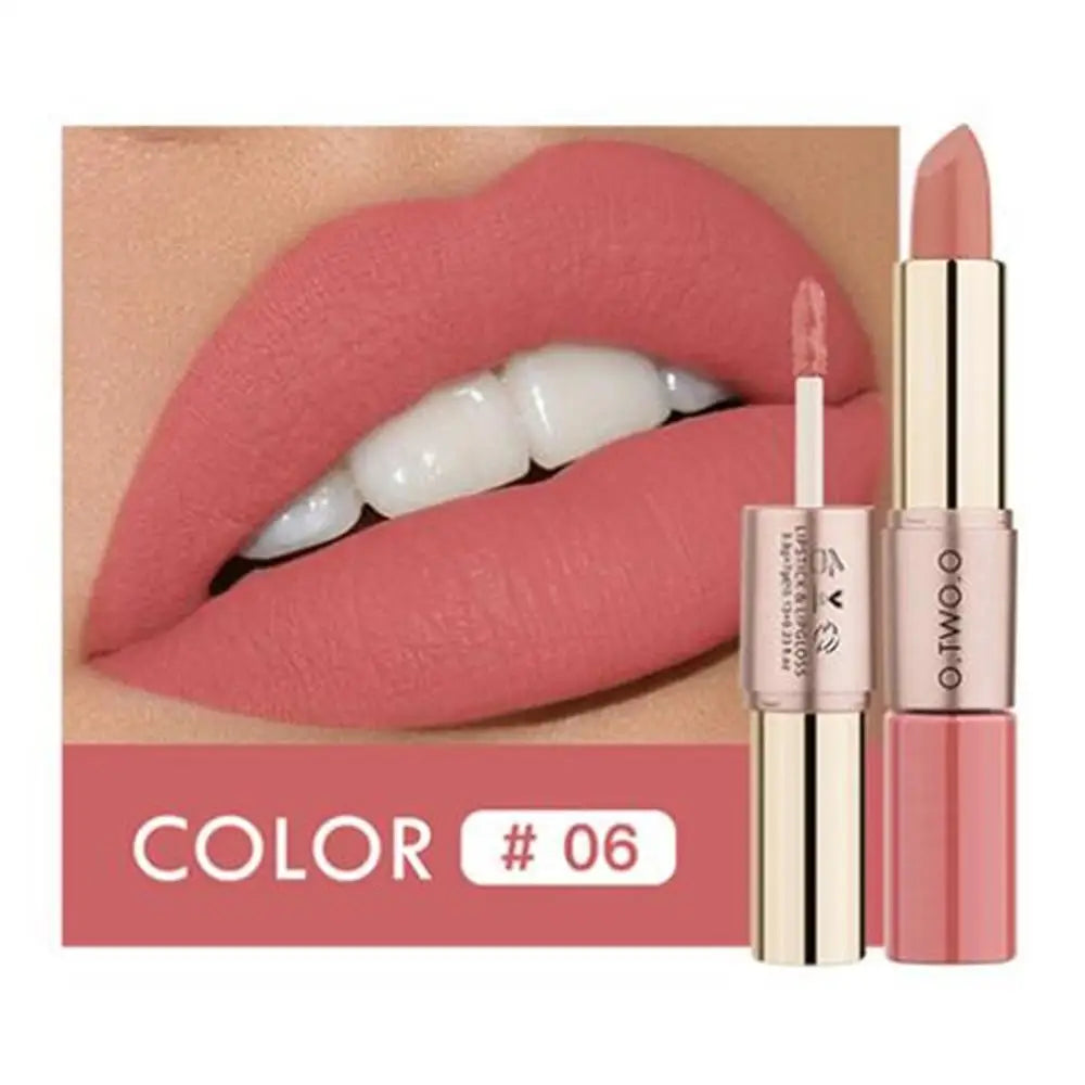 Vibrant 12-Color Matte Lipstick Set - Long-Lasting, Waterproof Lip Gloss for All-Day Moisture and Stunning Looks