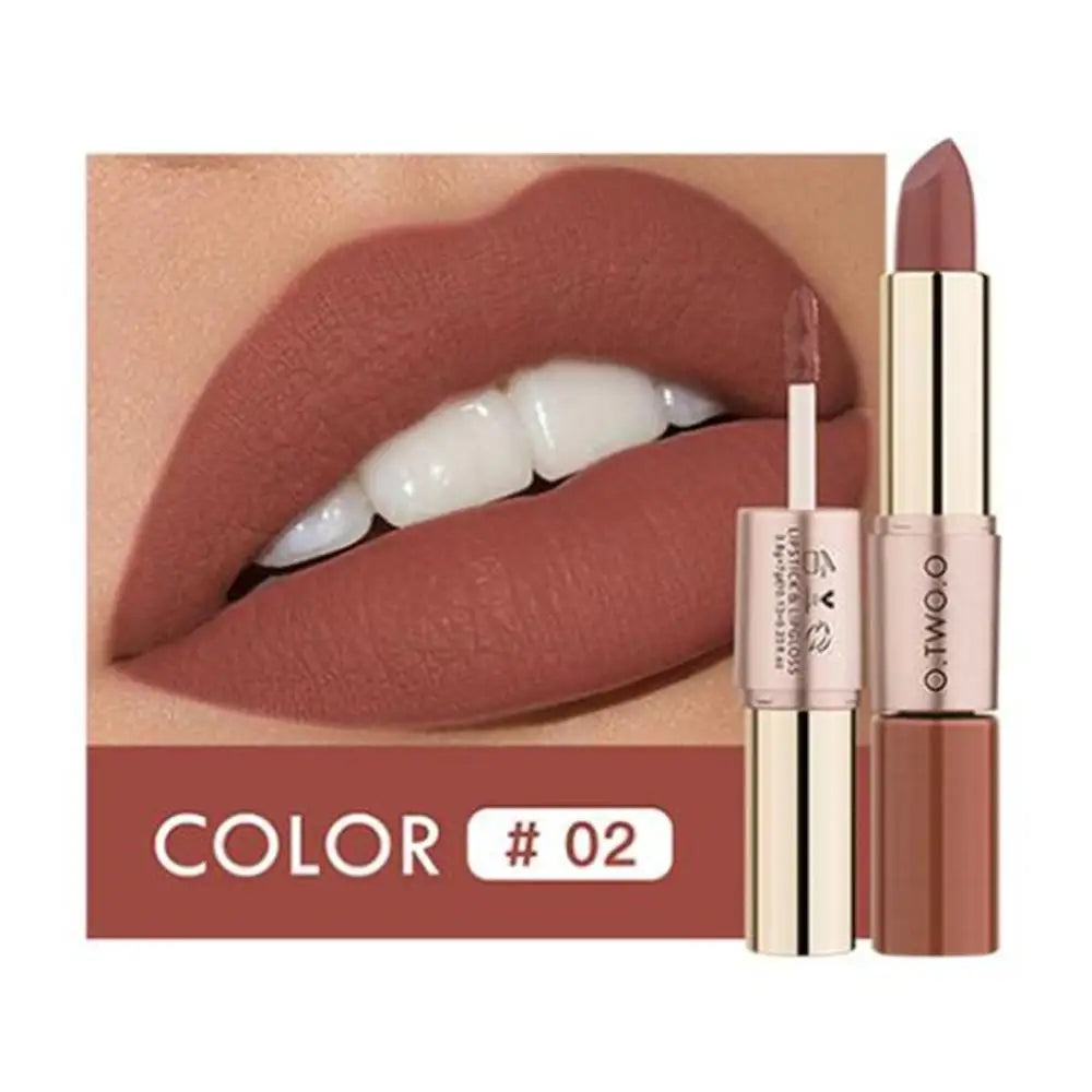 Vibrant 12-Color Matte Lipstick Set - Long-Lasting, Waterproof Lip Gloss for All-Day Moisture and Stunning Looks